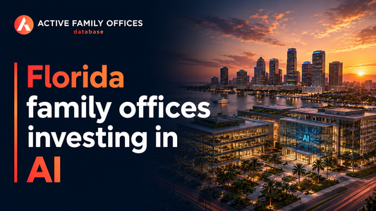 Miami skyline at dusk representing Florida family offices investing in AI and technology