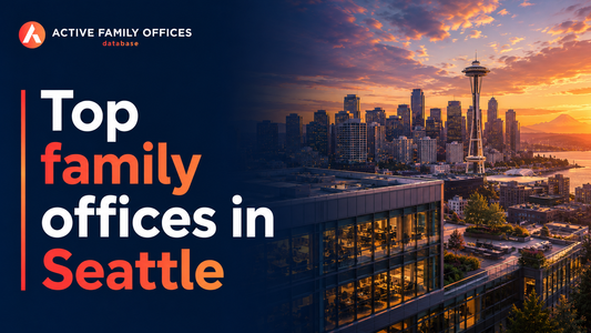 Seattle skyline with the Space Needle, home to top active family offices in Washington