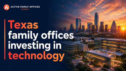 Dallas and Austin skylines representing Texas family offices investing in technology