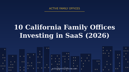 Night skyline illustration for 10 California Family Offices Investing in SaaS (2026) - Active Family Offices