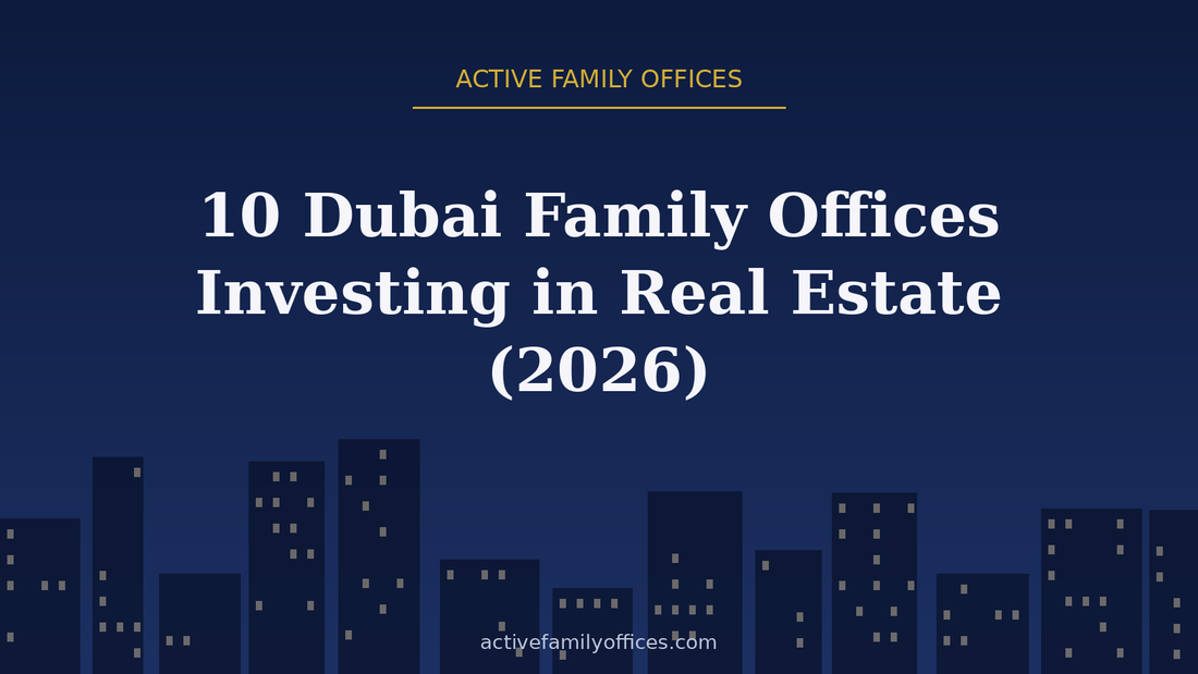 Night skyline illustration for 10 Dubai Family Offices Investing in Real Estate (2026) - Active Family Offices
