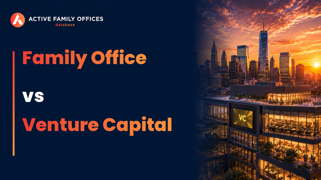 New York City skyline, representing the comparison between family offices and venture capital