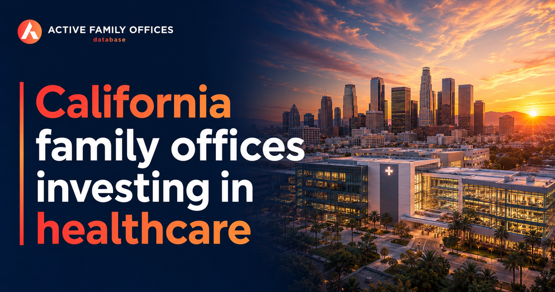California coastline representing family offices in California investing in healthcare