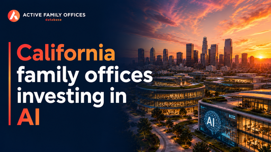 Silicon Valley skyline, home to California family offices investing in AI