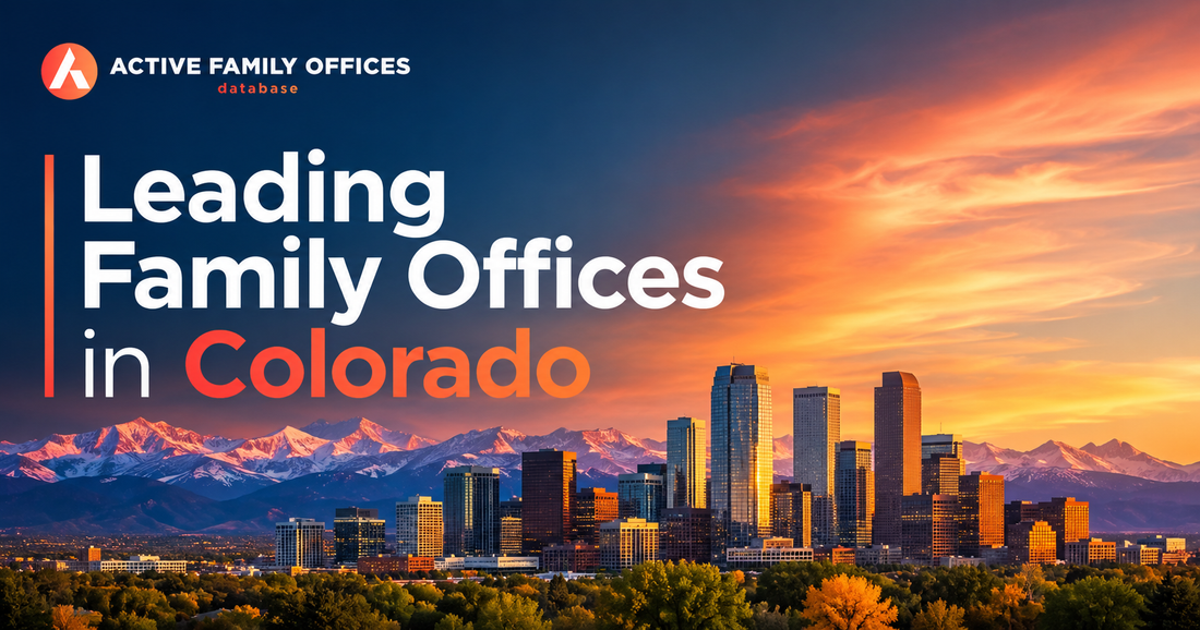 Denver skyline representing active family offices based in Colorado