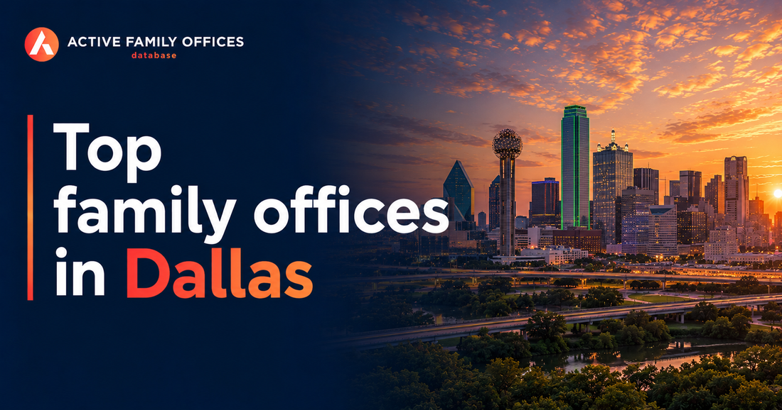 Dallas skyline, home to top active family offices in Dallas