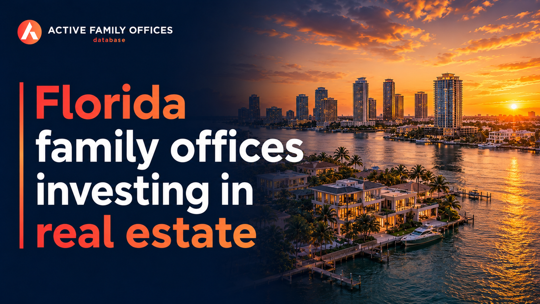 Miami skyline representing active family offices in Florida investing in real estate