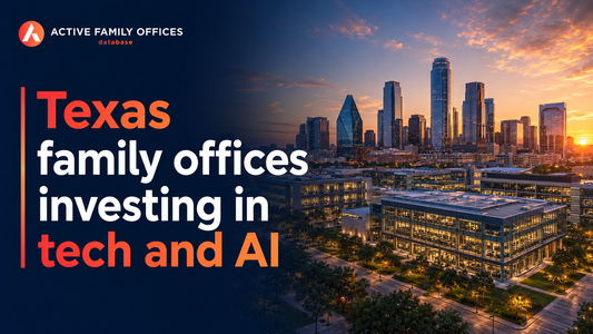 Austin skyline, home to Texas family offices investing in tech and AI
