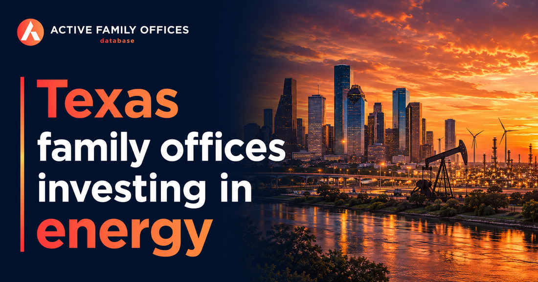 Dallas skyline representing Texas family offices investing in energy