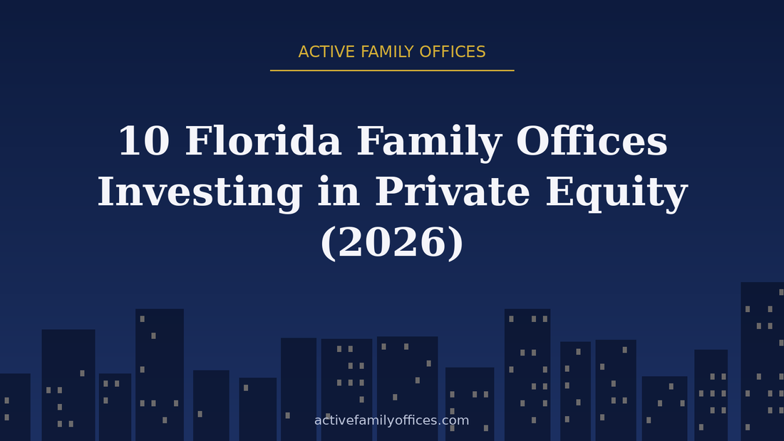Night skyline illustration for 10 Florida Family Offices Investing in Private Equity (2026) - Active Family Offices