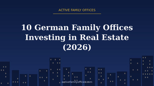 Night skyline illustration for 10 German Family Offices Investing in Real Estate (2026) - Active Family Offices