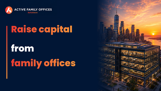 Manhattan financial district skyline, representing how to raise capital from family offices
