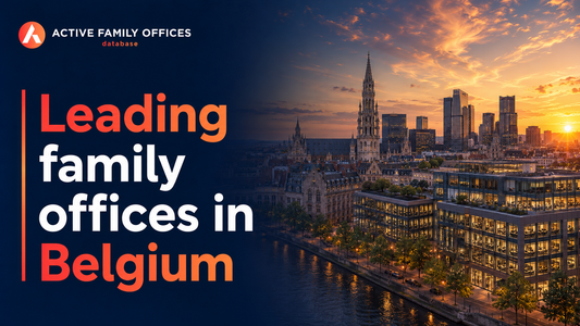 Brussels skyline at dusk, home to leading active family offices in Belgium