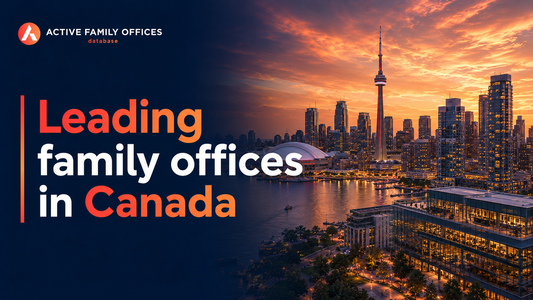 Toronto and Vancouver skylines representing leading active family offices in Canada