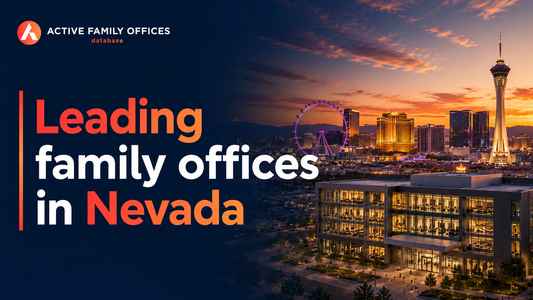 Las Vegas skyline at dusk, home to leading active family offices in Nevada
