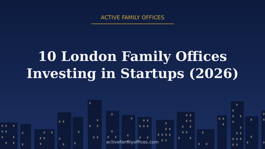 Night skyline illustration for 10 London Family Offices Investing in Startups (2026) - Active Family Offices