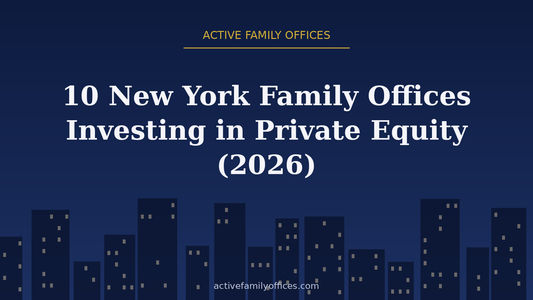 Night skyline illustration for 10 New York Family Offices Investing in Private Equity (2026) - Active Family Offices