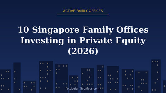 Night skyline illustration for 10 Singapore Family Offices Investing in Private Equity (2026) - Active Family Offices