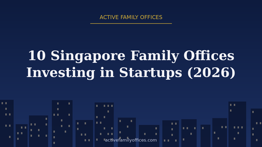 Night skyline illustration for 10 Singapore Family Offices Investing in Startups (2026) - Active Family Offices