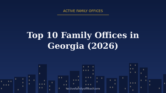 Night skyline illustration for Top 10 Family Offices in Georgia (2026) - Active Family Offices