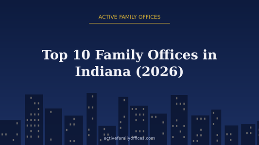 Night skyline illustration for Top 10 Family Offices in Indiana (2026) - Active Family Offices
