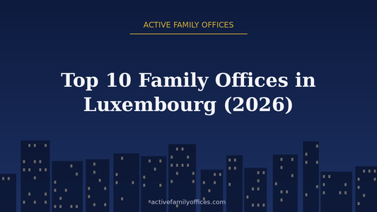 Night skyline illustration for Top 10 Family Offices in Luxembourg (2026) - Active Family Offices