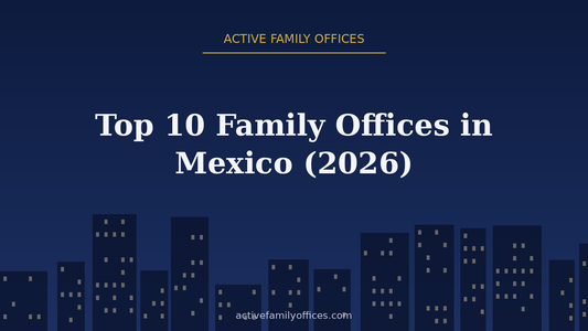 Night skyline illustration for Top 10 Family Offices in Mexico (2026) - Active Family Offices