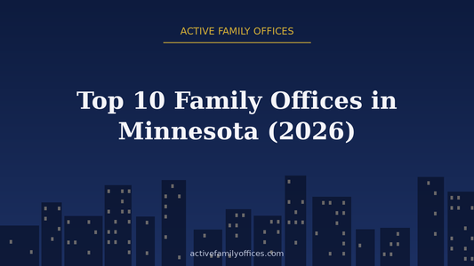 Night skyline illustration for Top 10 Family Offices in Minnesota (2026) - Active Family Offices
