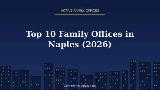 Night skyline illustration for Top 10 Family Offices in Naples (2026) - Active Family Offices