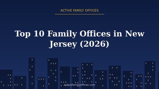 Night skyline illustration for Top 10 Family Offices in New Jersey (2026) - Active Family Offices
