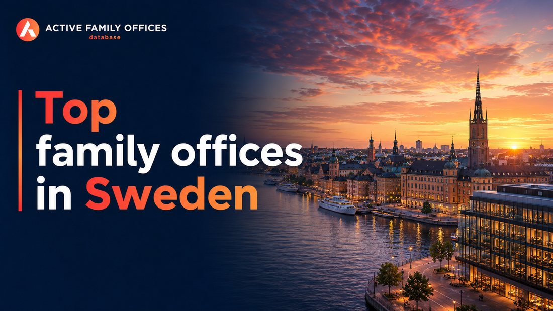 Gothenburg waterfront and city skyline, home to top active family offices in Sweden