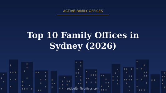 Night skyline illustration for Top 10 Family Offices in Sydney (2026) - Active Family Offices