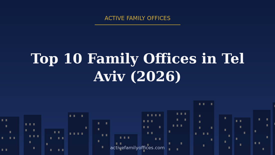 Night skyline illustration for Top 10 Family Offices in Tel Aviv (2026) - Active Family Offices