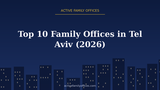 Night skyline illustration for Top 10 Family Offices in Tel Aviv (2026) - Active Family Offices