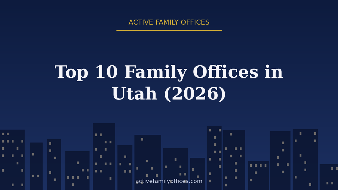 Night skyline illustration for Top 10 Family Offices in Utah (2026) - Active Family Offices