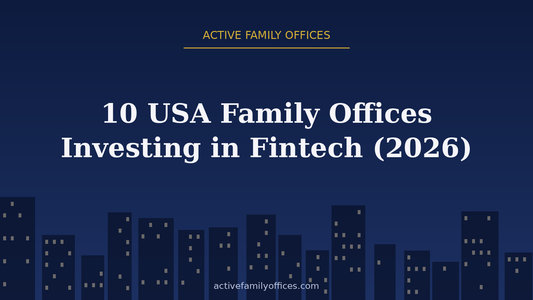 Night skyline illustration for 10 USA Family Offices Investing in Fintech (2026) - Active Family Offices