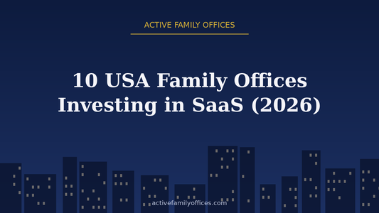 Night skyline illustration for 10 USA Family Offices Investing in SaaS (2026) - Active Family Offices