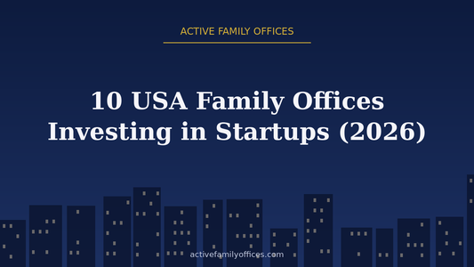 Night skyline illustration for 10 USA Family Offices Investing in Startups (2026) - Active Family Offices