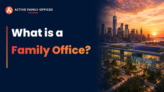 Manhattan skyline at dusk, illustrating what a family office is